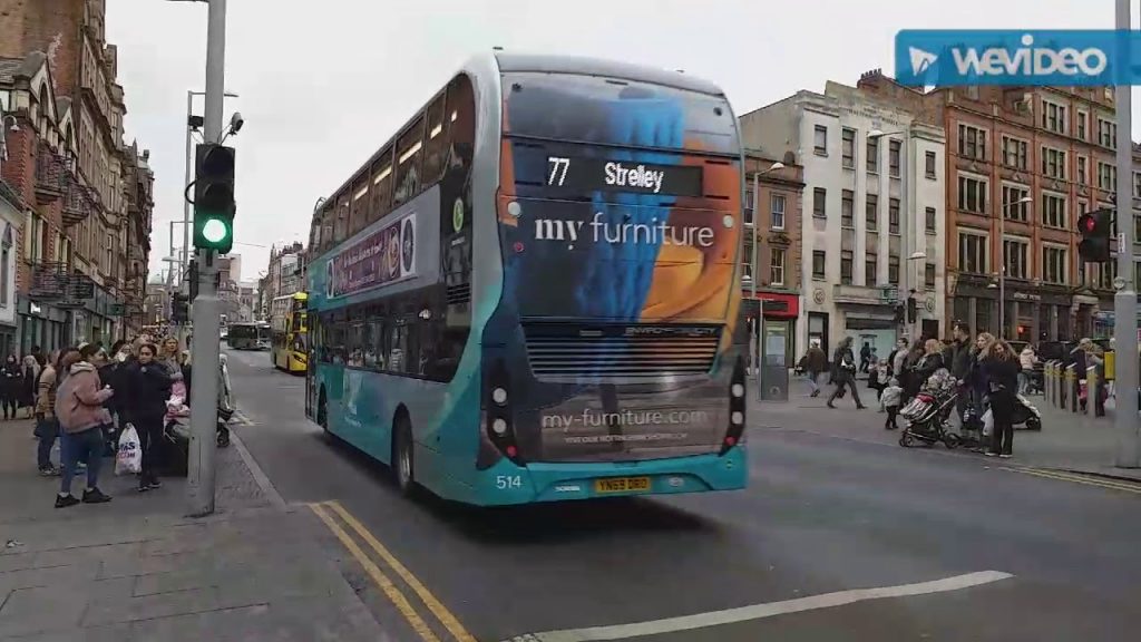 Nottingham Buses city Centre Video 2020