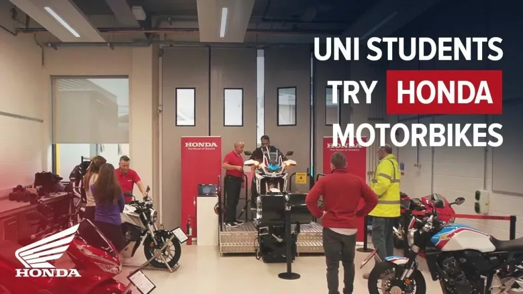 Honda with #NTU Students and Motorcycles