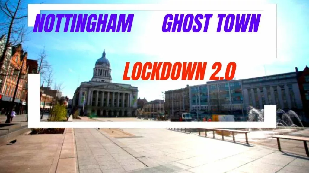 Lockdown Tour of City Centre #notts #vlog