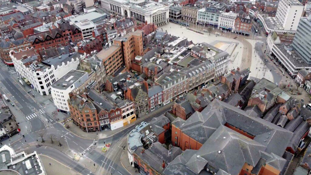 nottingham video aerial shots cinematic drone DBvtMEnBuE