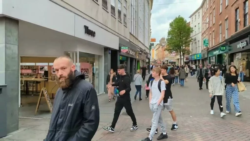 Nottingham Walking Streets Tour Video Vlog