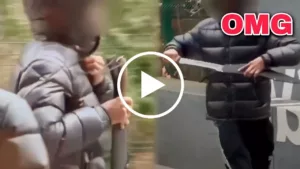 Youths brandishing machetes video Nottingham