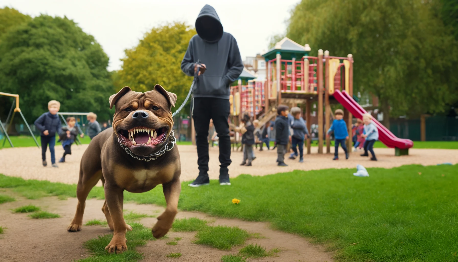 nottingham dog walking xl bully dangerous